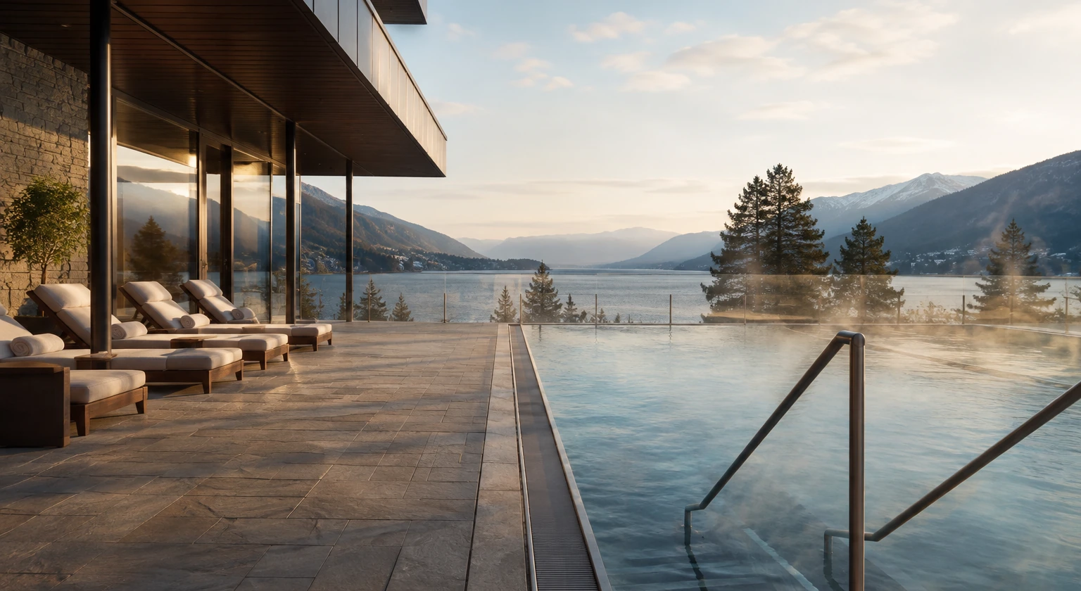 Book a thermal hotel: correctly assess the room location, bathing times and audience.