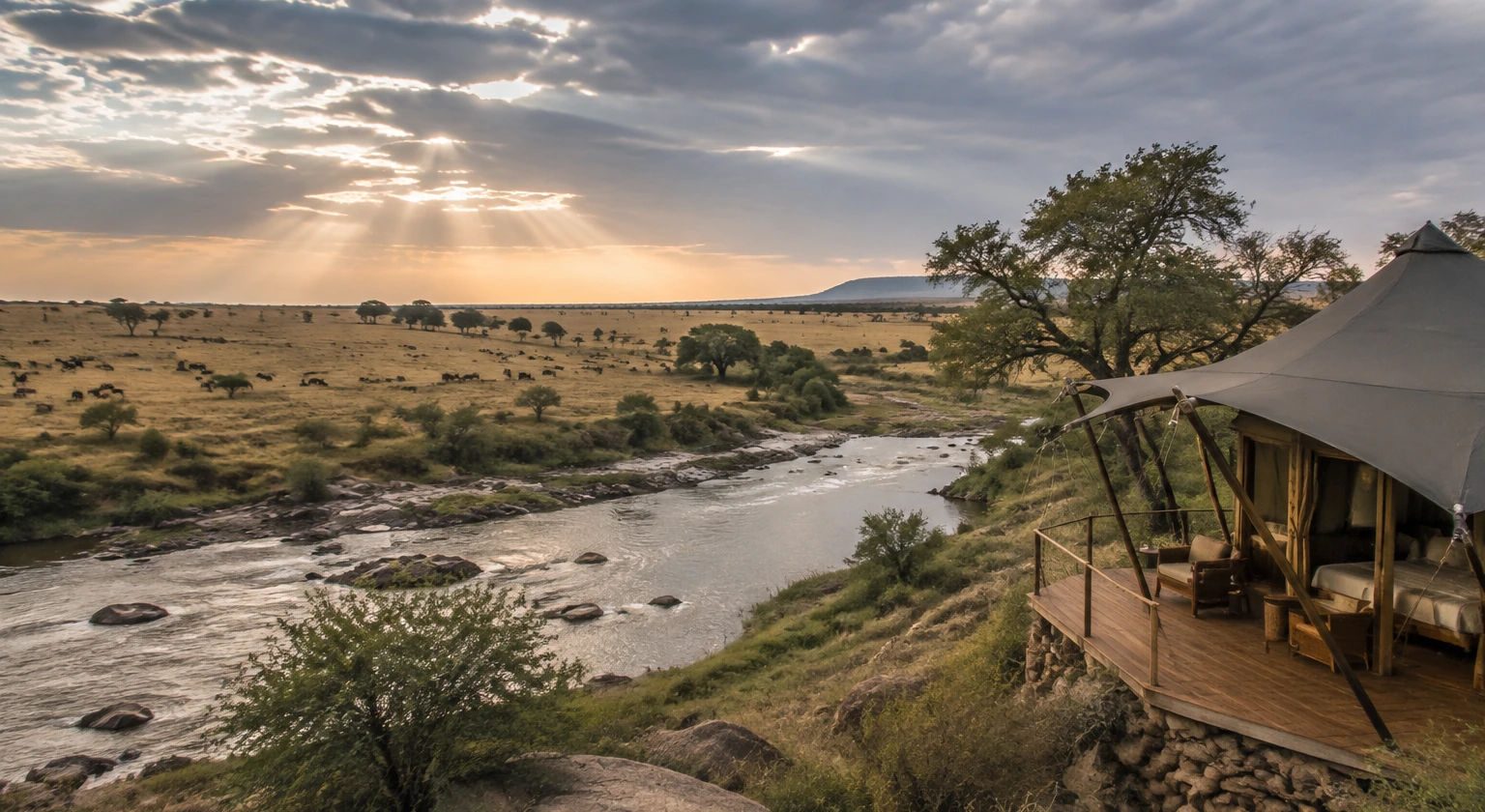 Safari with a photo focus: vehicles, lights, lenses and camp location.
