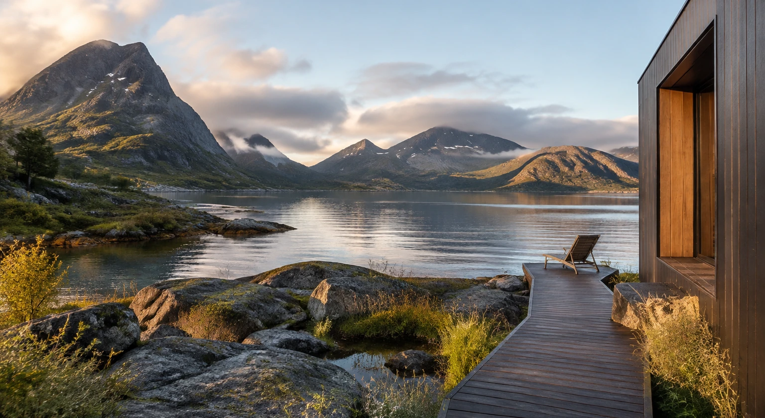 Traveling for mental relaxation: silence, nature and design