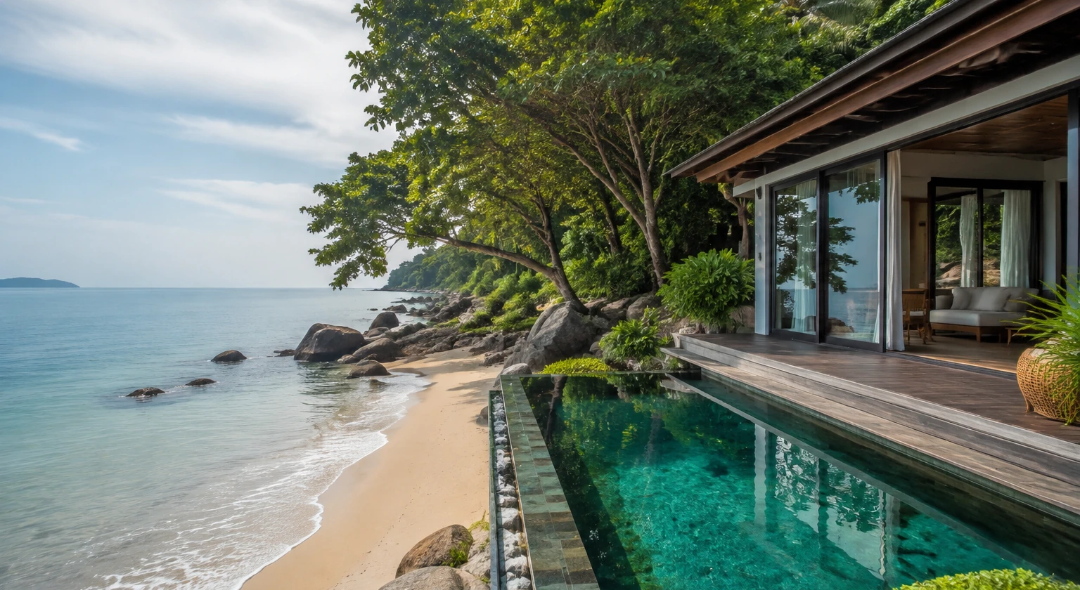 Thailand villa location: beach, hillside location or island transfer